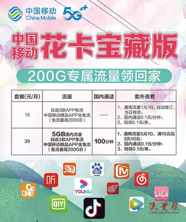 中国移动花卡宝藏版